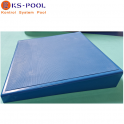 Plataforma antideslizante podium fibra vidrio para piscinas de competición