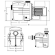 Bomba depuradora para piscinas qp pro vs 6
