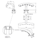 Cañón masaje cervical de hidromasaje para piscinas, spas, astralpool